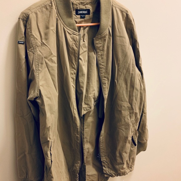 Zanerobe Aten Long Bomber Jacket - Picture 1 of 4